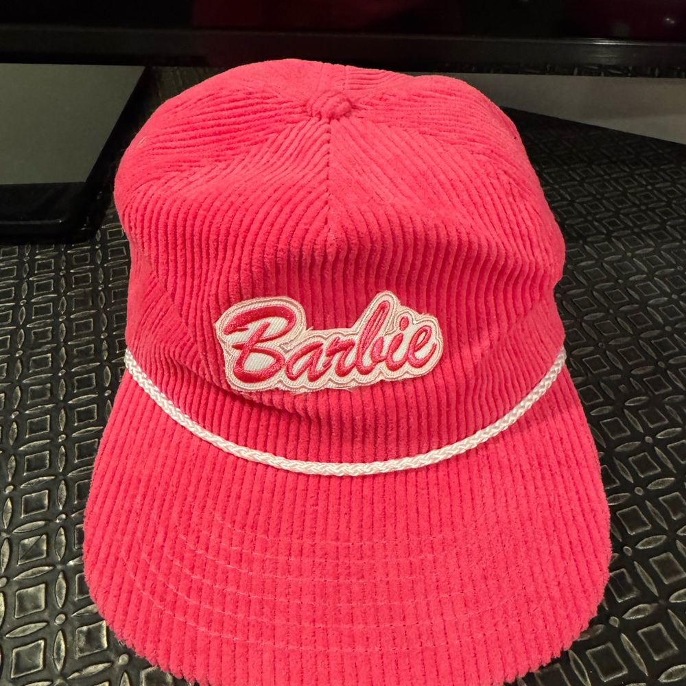 Barbie Hot Pink Corduroy Hat